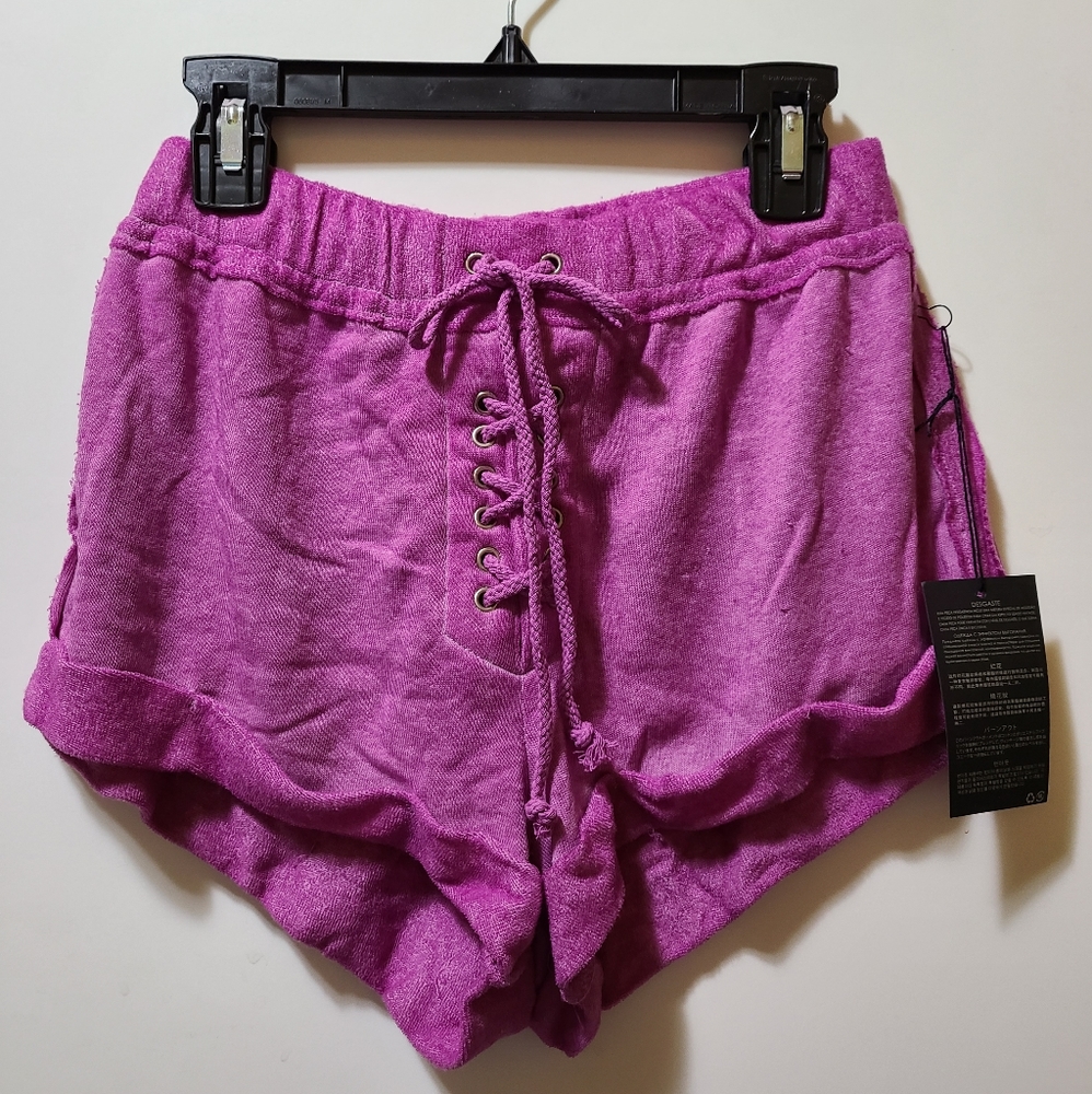 Purple shorts